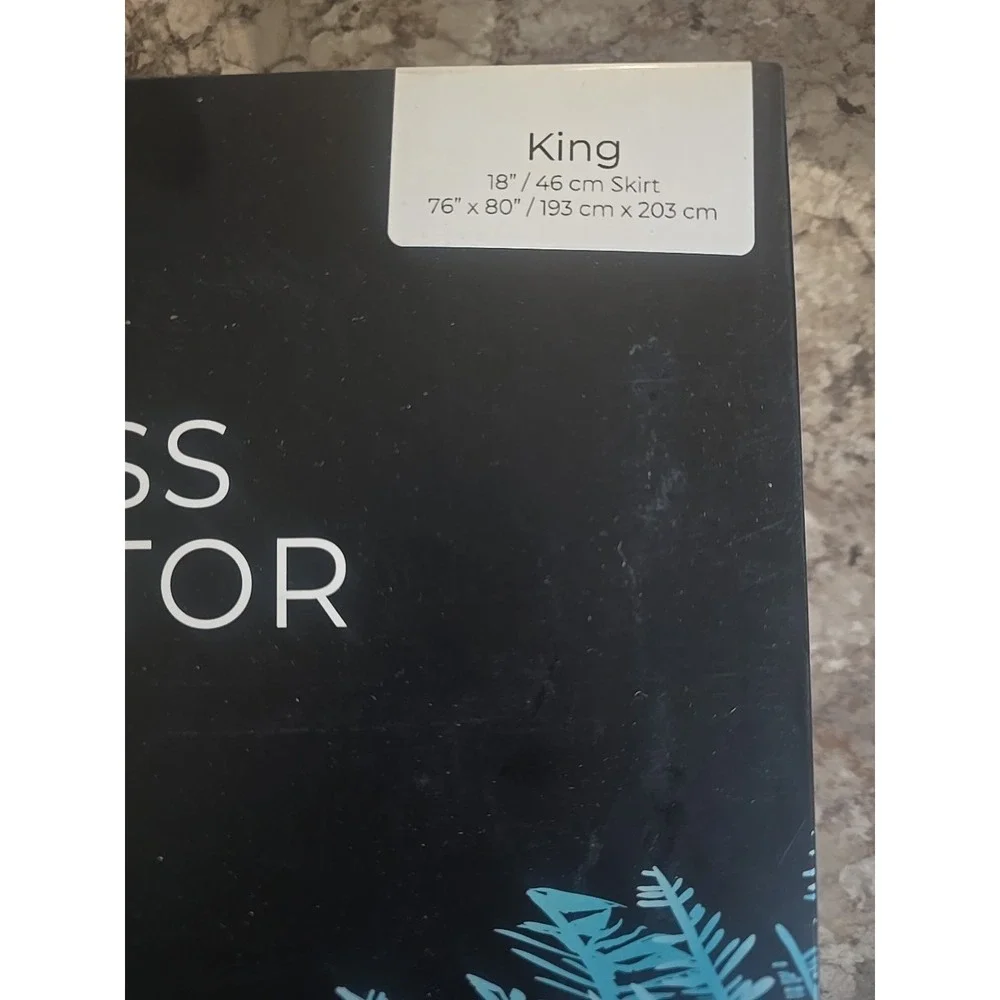NEW‎ Protect-A-Bed Tencel Cool Waterproof Mattress Protector Dust Mite King NIB